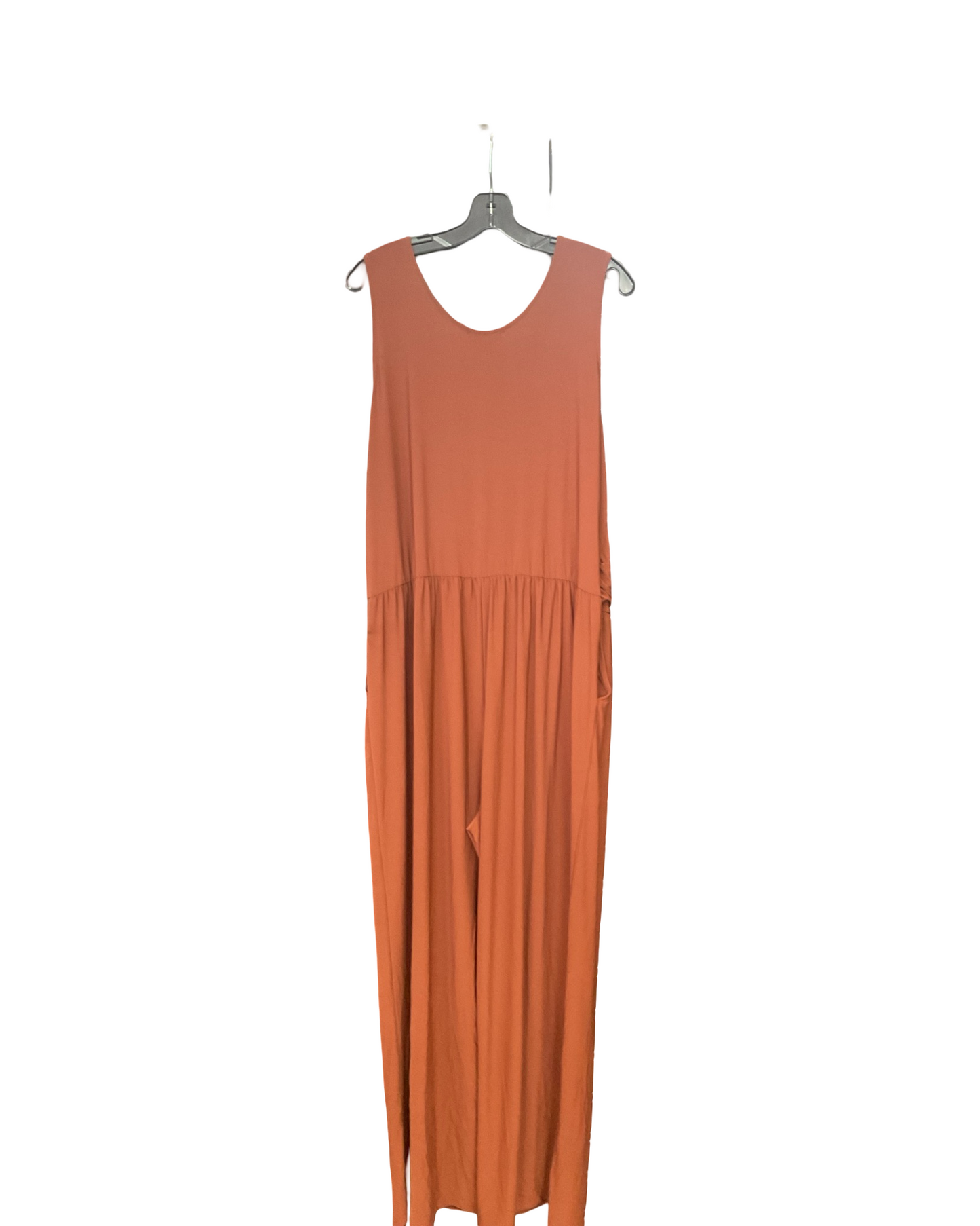 Jumpsuit By Gilli In Bronze, Size:2X