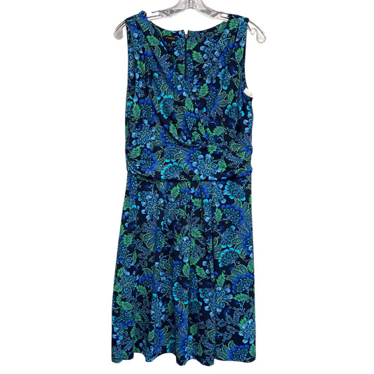 Dress Casual Short By Talbots In Blue & Green, Size:M