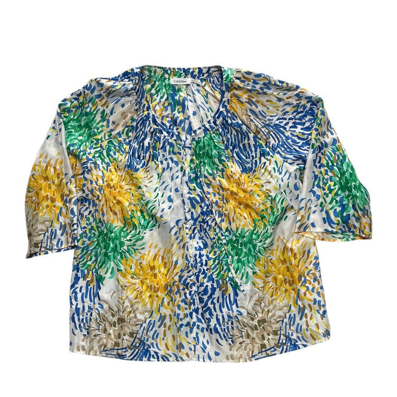 Top Ls By Calvin Klein In Multi, Size:1X