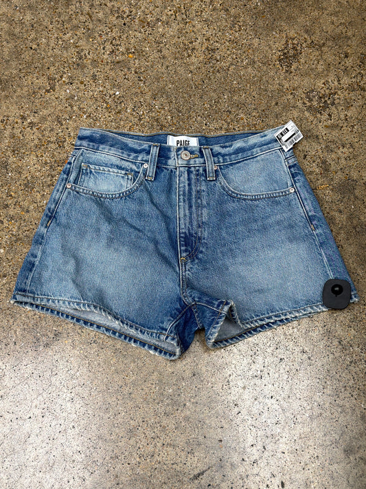 Shorts By Paige In Blue Denim, Size:4