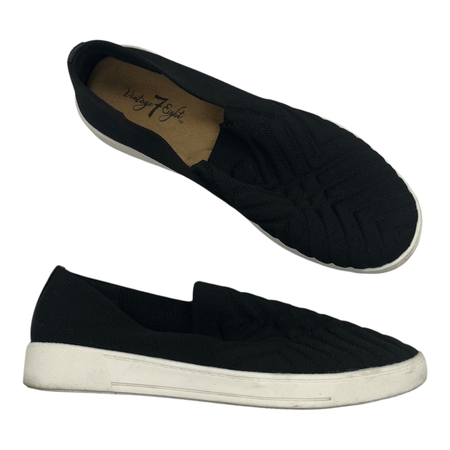 Shoes Flats By Clothes Mentor In Black, Size:8