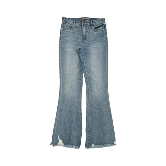 Jeans Flared By Kut In Blue Denim, Size:2