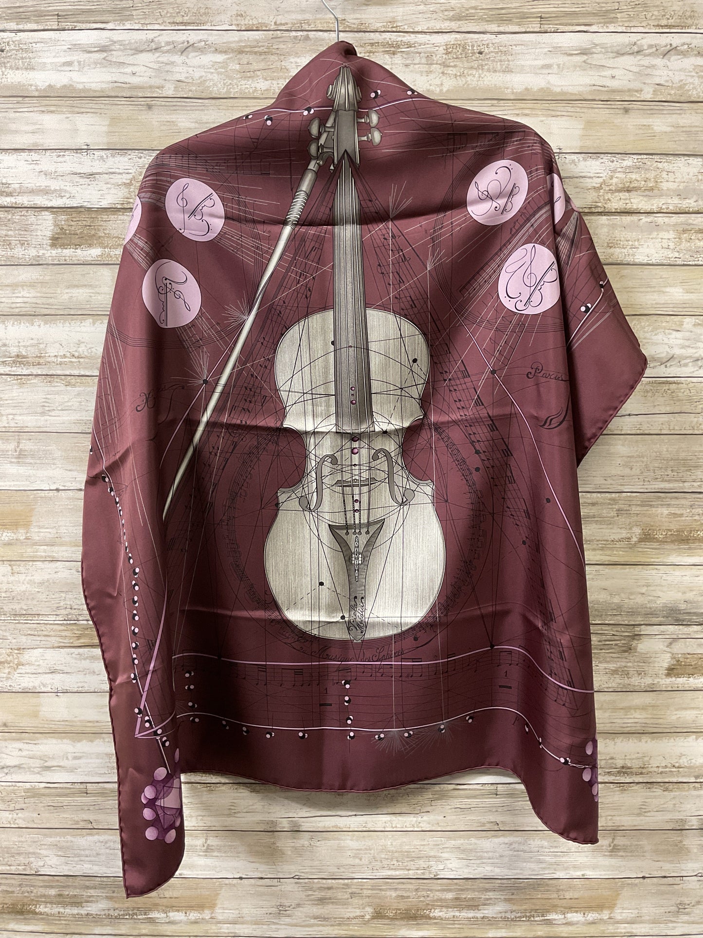 Scarf Luxury Designer By Hermes In Purple