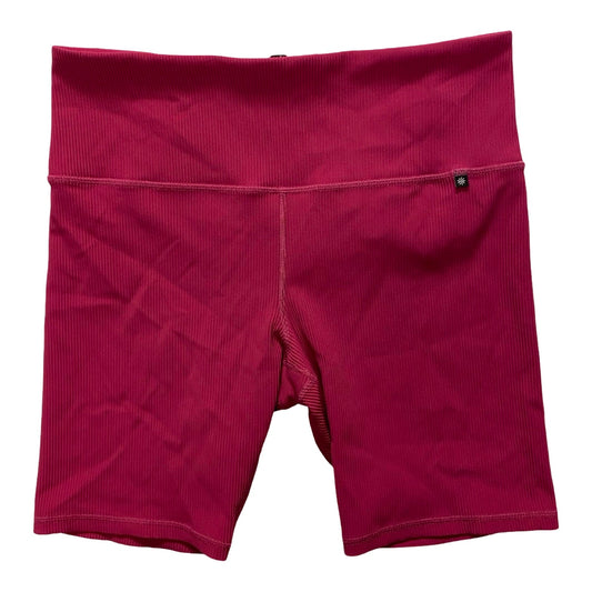 Athletic Shorts By Athleta In Pink, Size:Xl