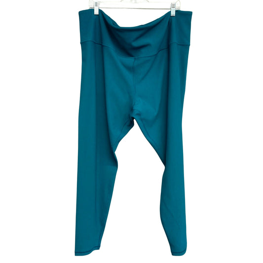 Athletic Leggings By Athleta In Teal, Size:3X