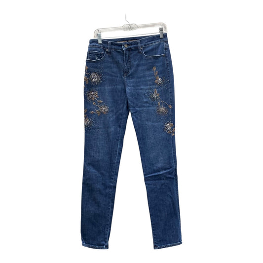 Jeans Skinny By Chicos In Blue Denim, Size:2