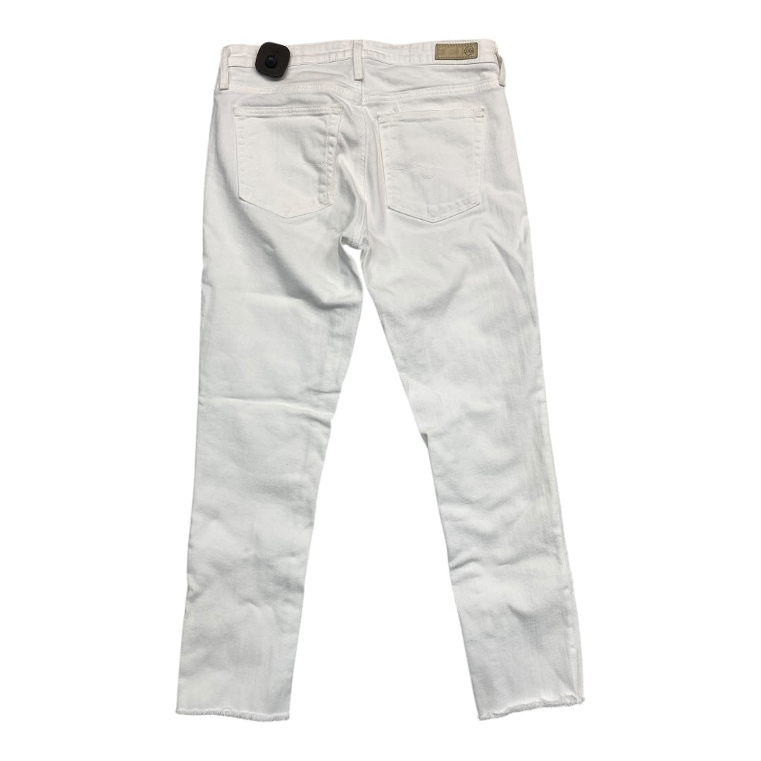 Jeans Skinny By Adriano Goldschmied In White, Size:4