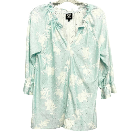 Top Ls Basic By Bobeau In Aqua, Size:S