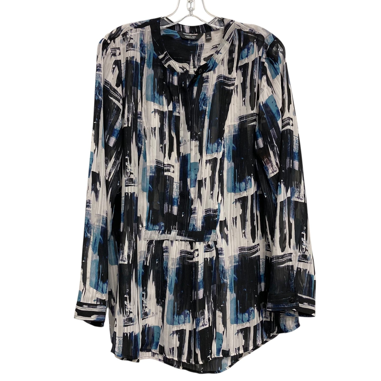 Top Ls By Simply Vera In Multi, Size:Xl