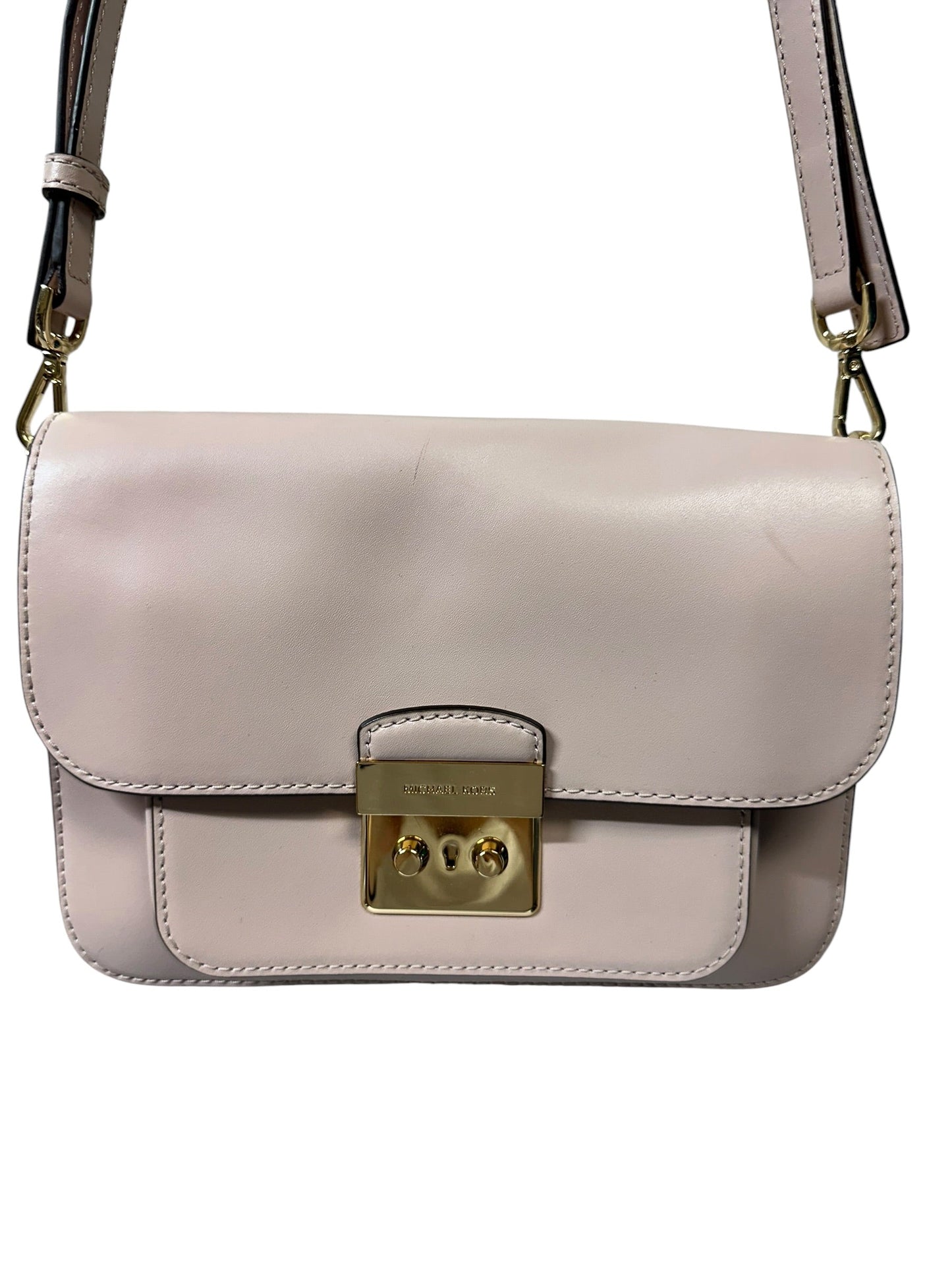 Crossbody Designer By Michael Kors In Pink, Size:Small
