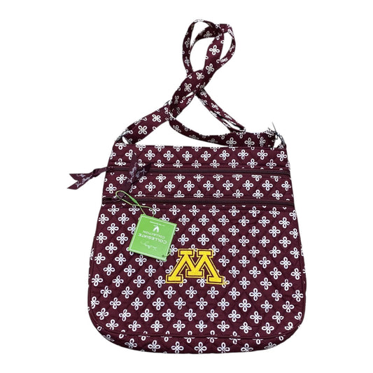 Handbag By Vera Bradley In Maroon, Size:Small
