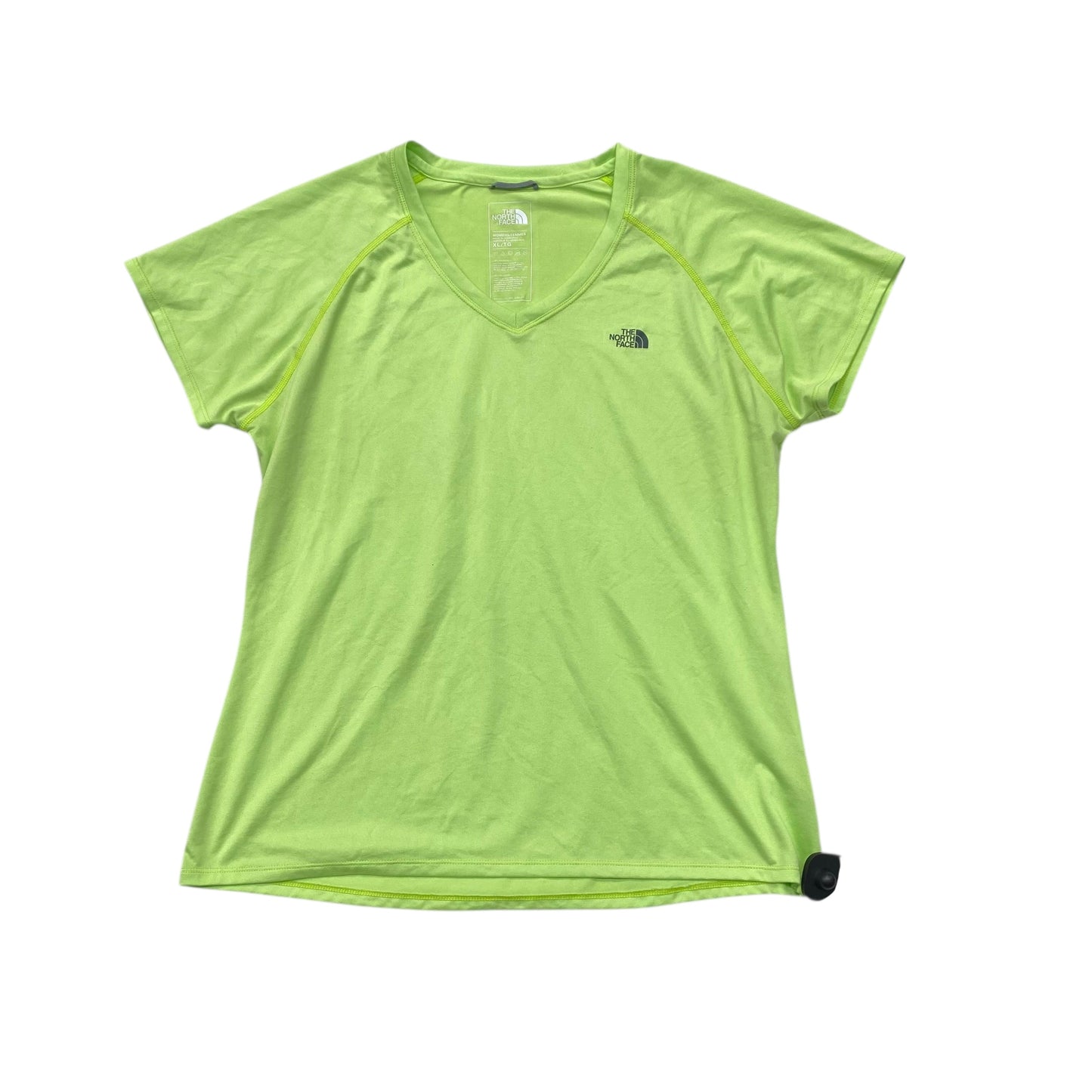 Athletic Top Ss By The North Face In Green, Size:Xl