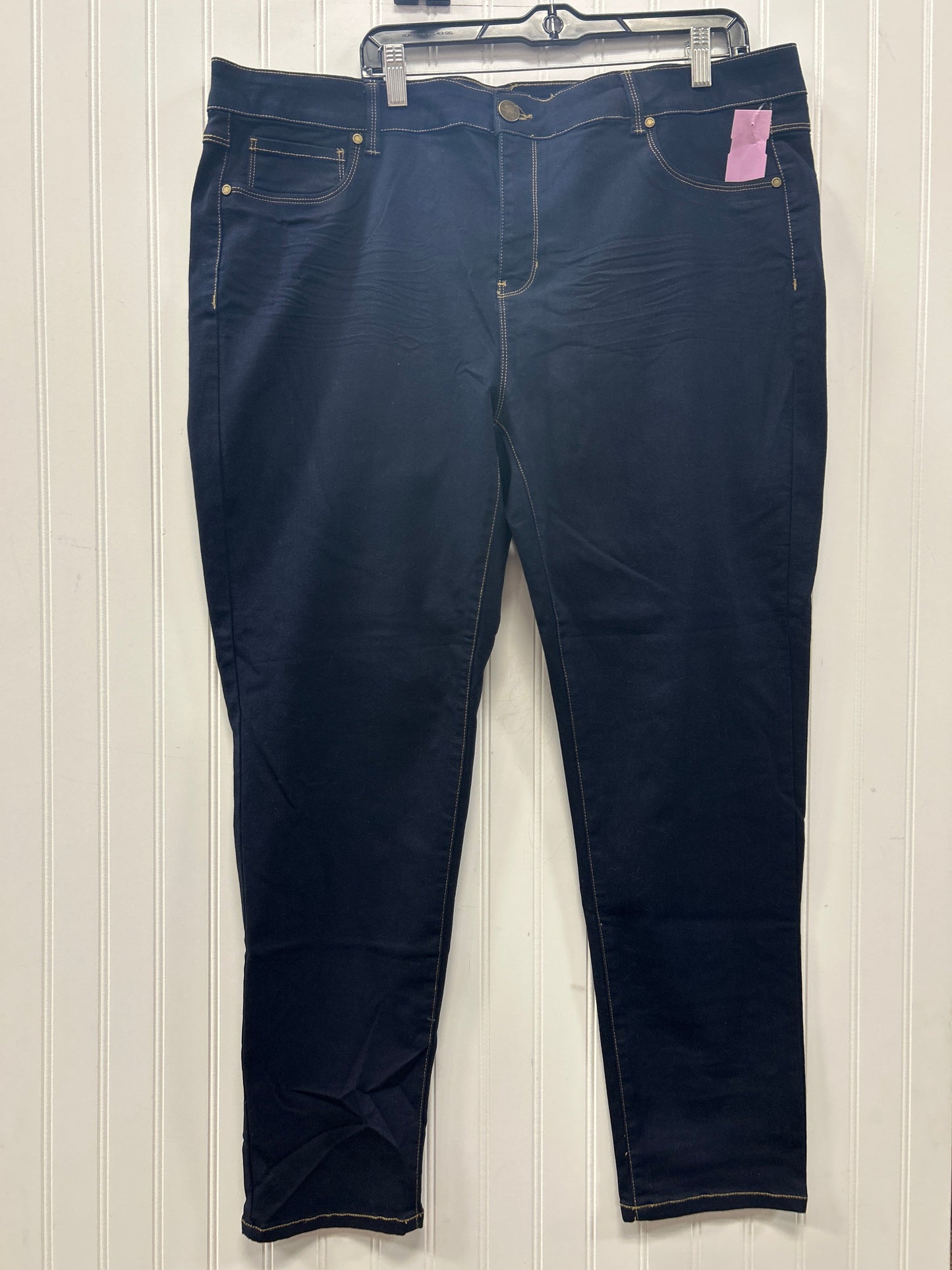 Jeans Jeggings By Philosophy In Blue Denim, Size:20 NWT
