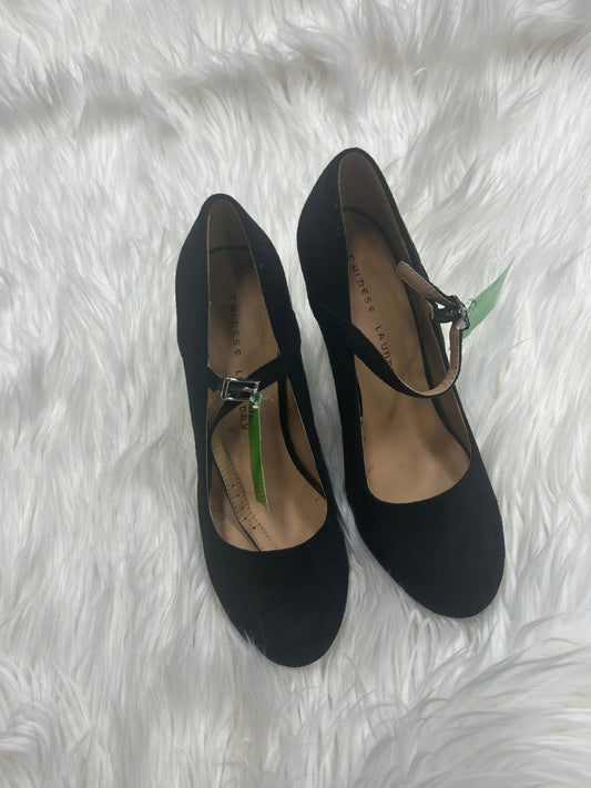 Shoes Heels Block By Anne Klein In Black, Size:7.5