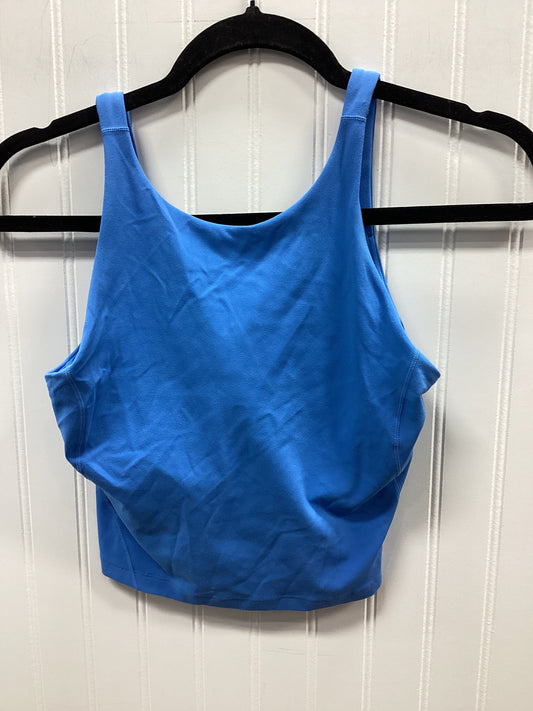 Athletic Tank Top By Lululemon In Blue, Size:4
