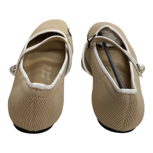 Shoes Flats By CIDER In Tan, Size:6