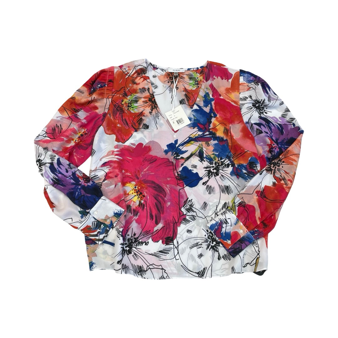 Top Ls By Sioni In Multi, Size:Xl