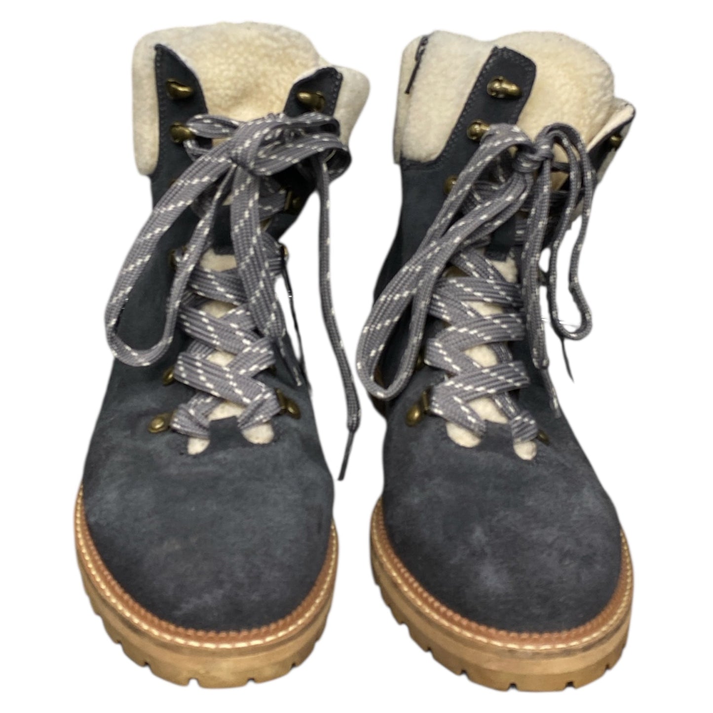 Boots Ankle Flats By Lands End In Grey, Size:7.5