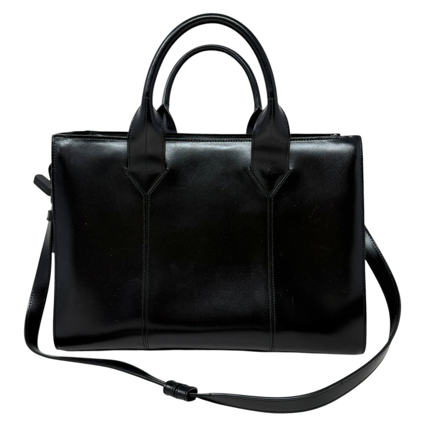Valentine Leather Shopper Bag By Hugo Boss, Size: Medium