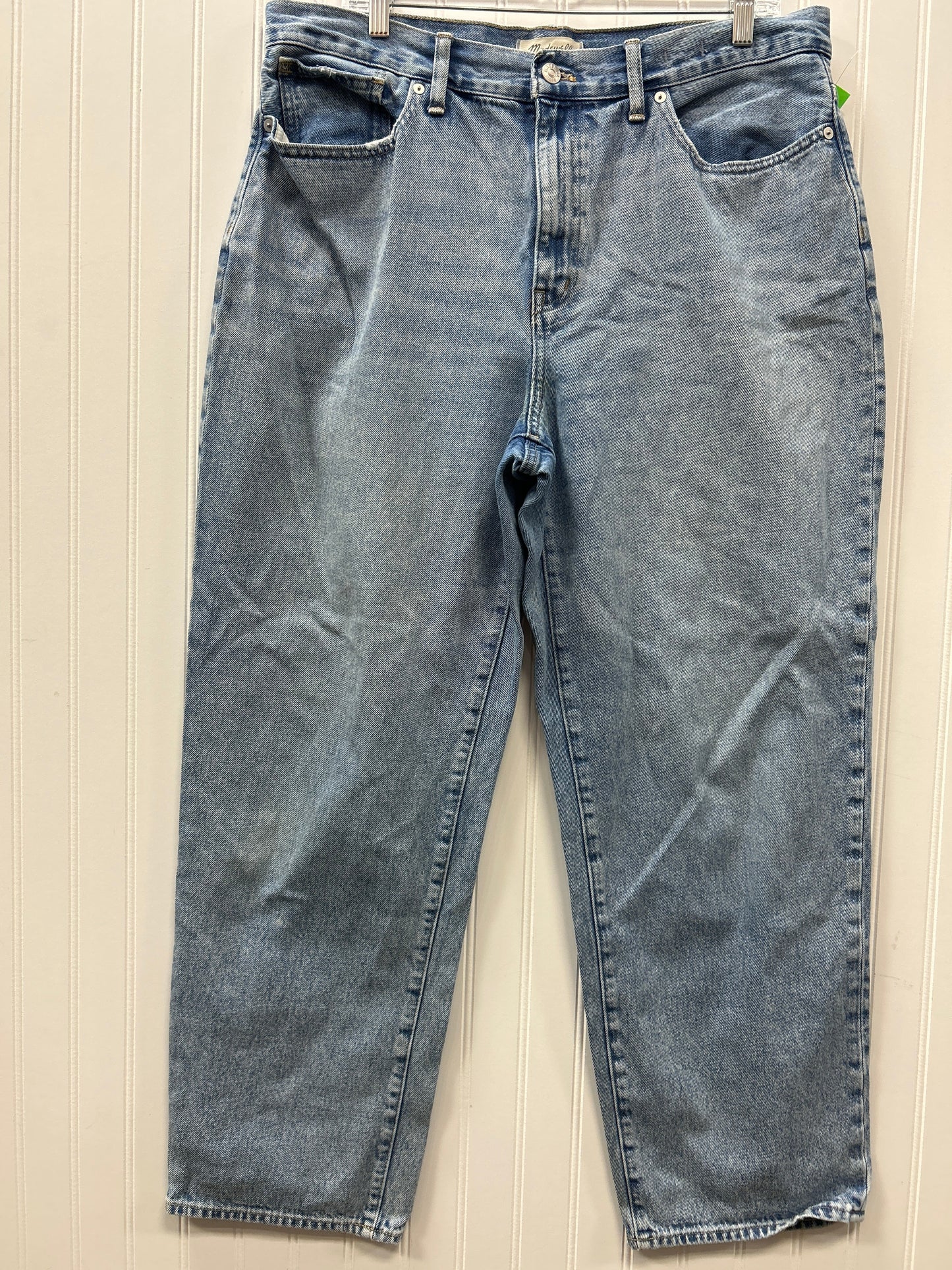 Jeans Wide Leg By Madewell In Blue Denim, Size:12