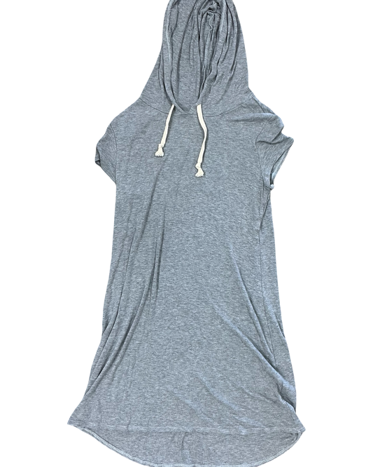 Dress Casual Midi By Clothes Mentor In Grey, Size:M
