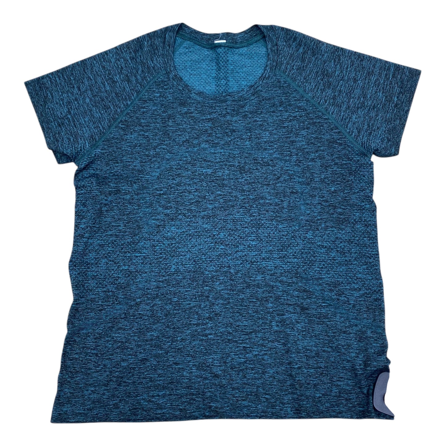Athletic Top Ss By Lululemon In Blue, Size:8