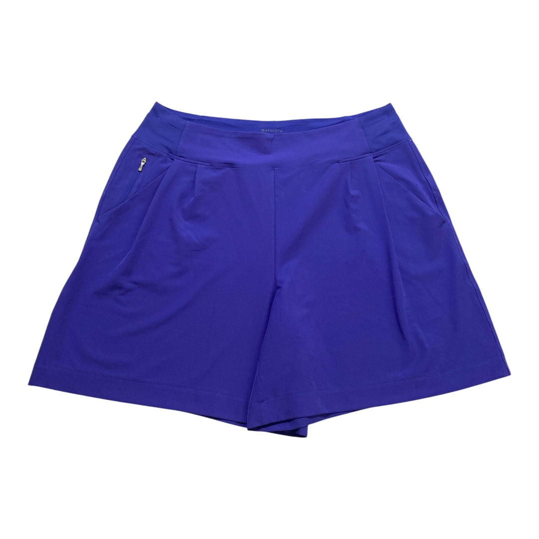 Athletic Shorts By Athleta In Purple, Size:16L