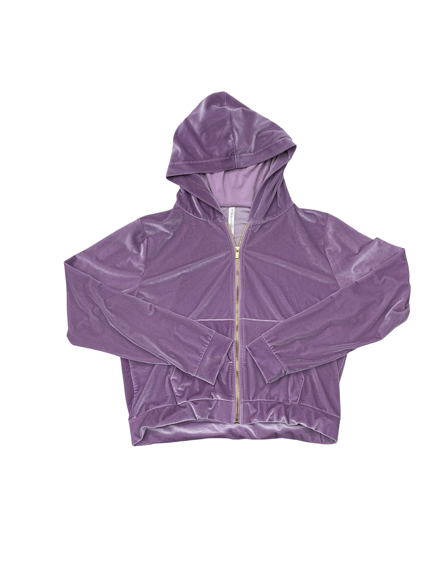 Athletic Jacket By Fabletics In Purple, Size:L
