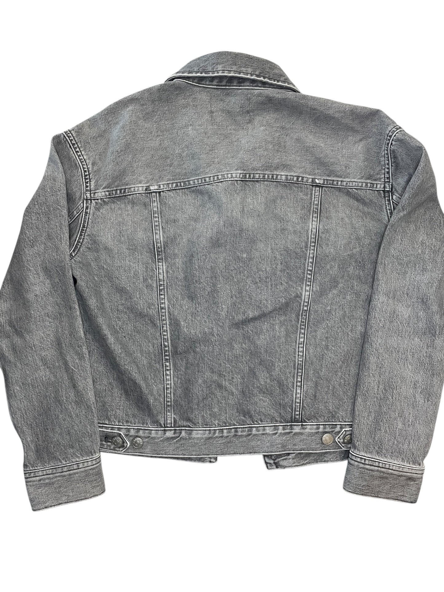 Jacket Denim By Madewell In Black Denim, Size:S