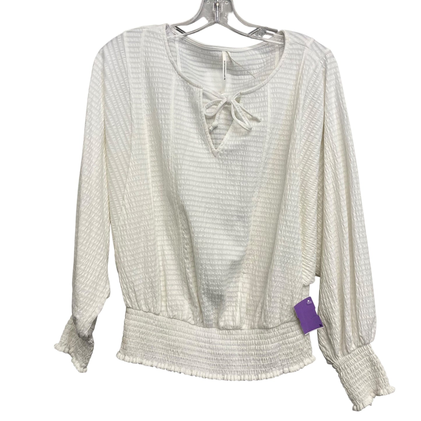 Top Ls Basic By Anthropologie In White, Size:Xs