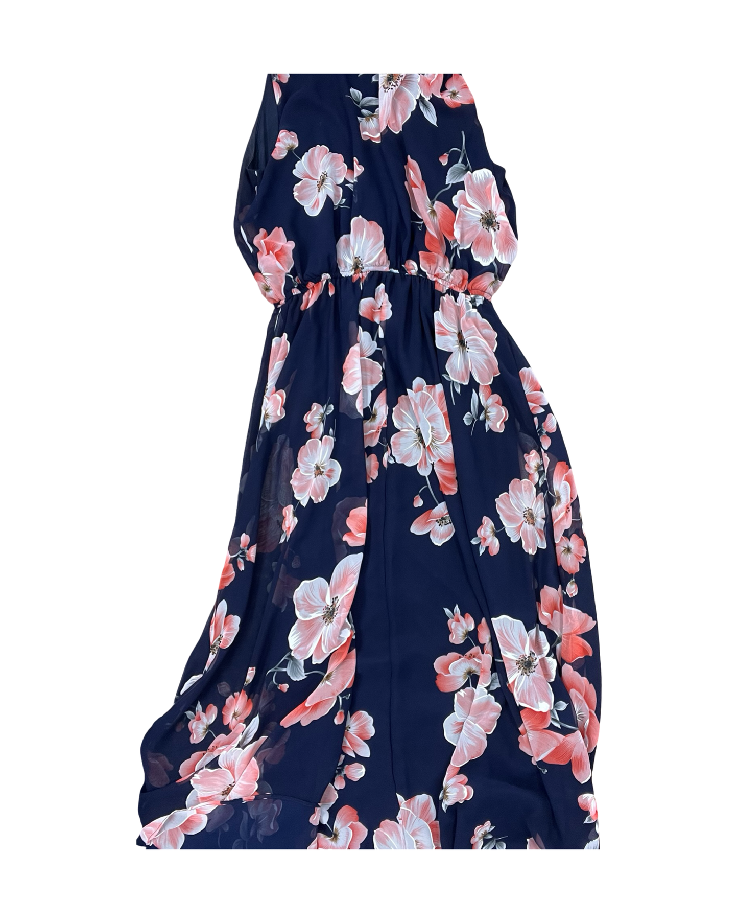 Dress Casual Maxi By Robbie Bee In Blue & Pink, Size:L