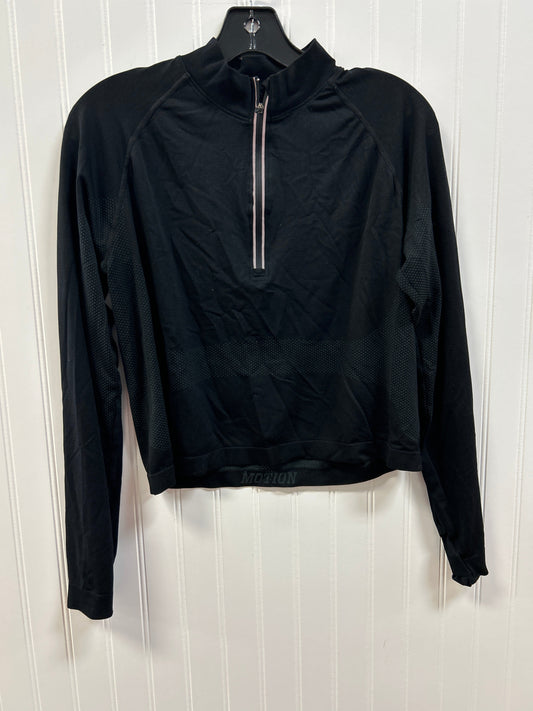 Athletic Top Ls Collar By Under Armour In Black, Size:S