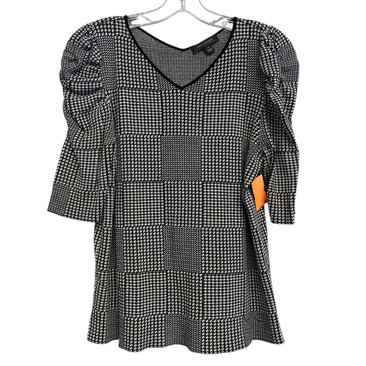 Top Ss By Ann Taylor In Black & White, Size:M