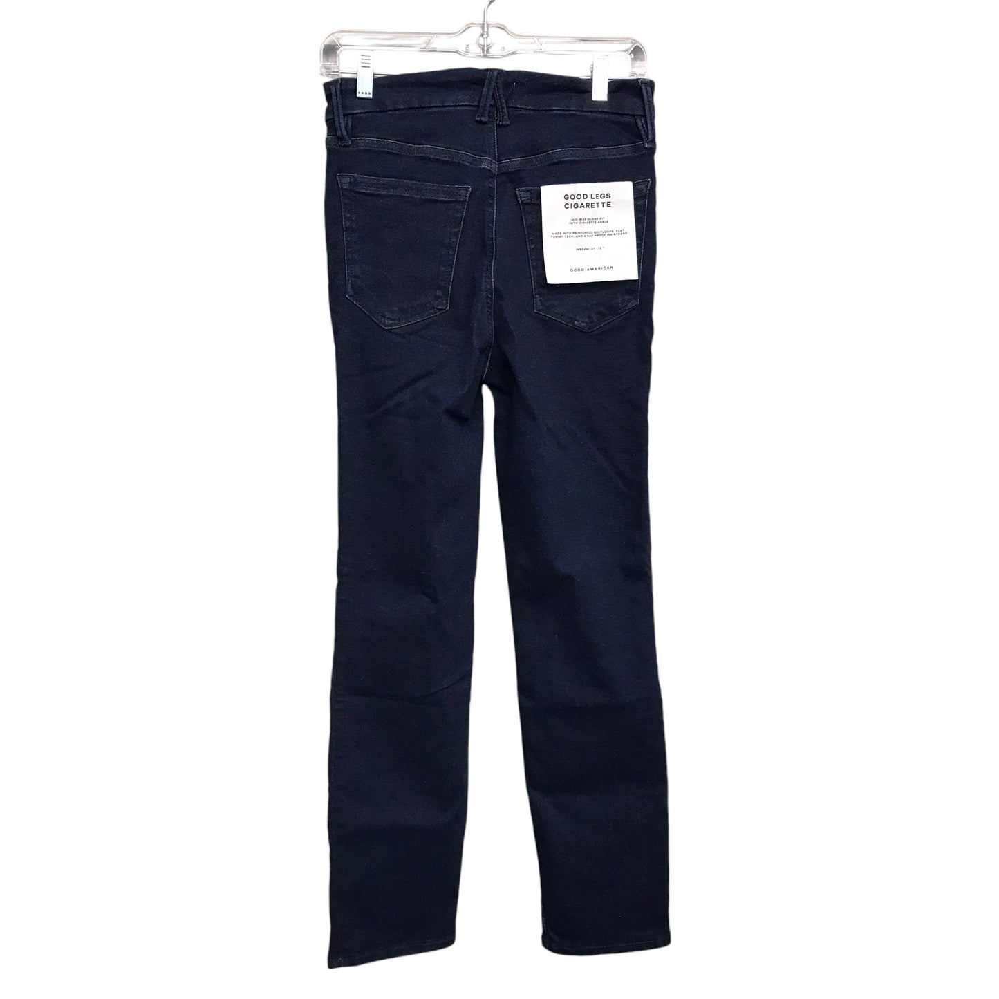 Jeans Straight By Good American In Blue Denim, Size:6