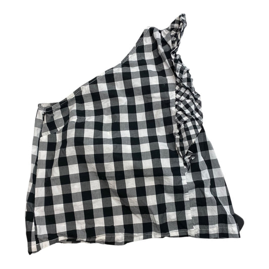 Top Sleeveless By J. Crew In Checkered Pattern, Size:4