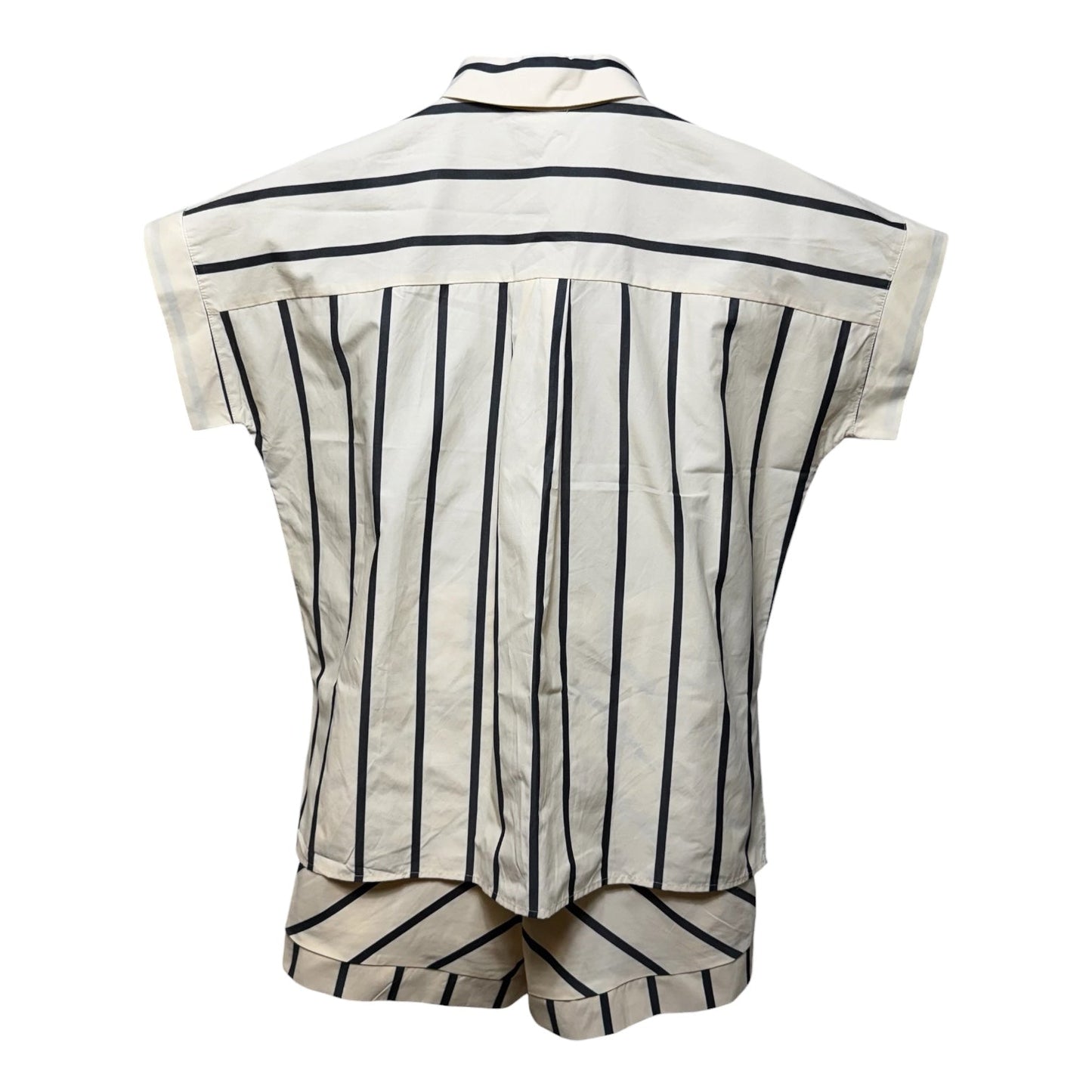 Shorts Set By Entro In Striped Pattern, Size: M