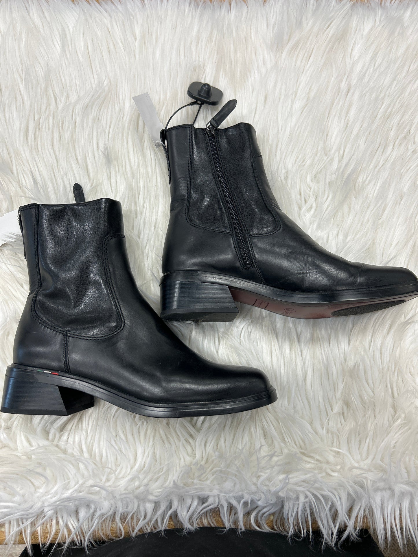 Boots Ankle Heels By Franco Sarto In Black, Size:9