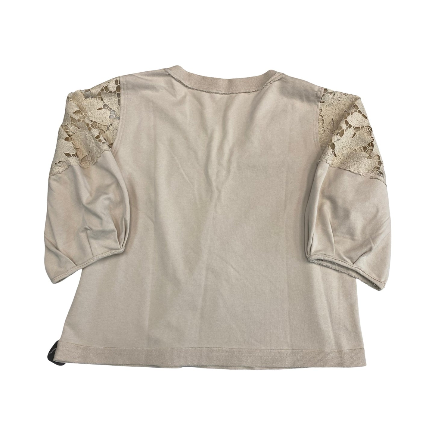 Top Ls By Oddi In Cream, Size:M