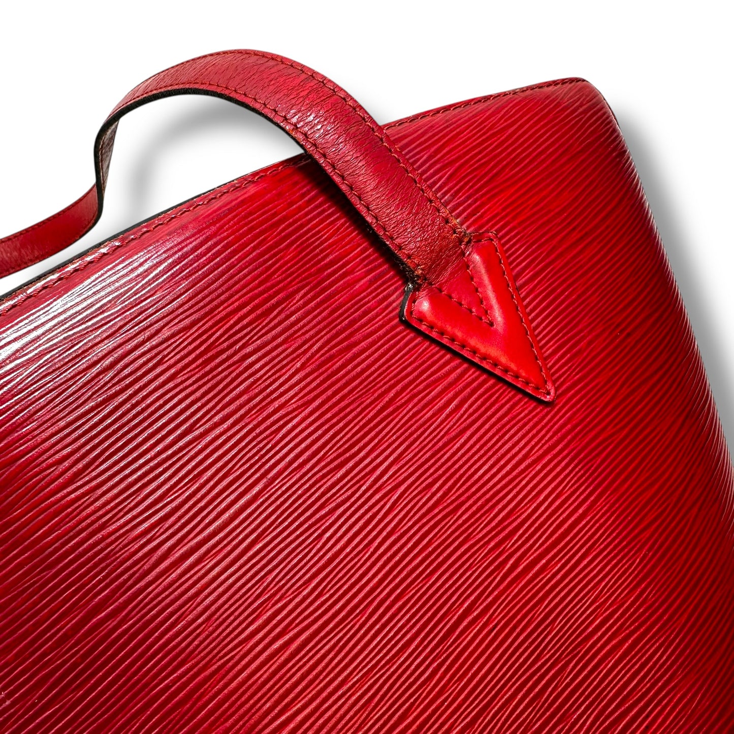 Epi leather Saint Jacques bag Handbag Luxury Designer By Louis Vuitton, Size: Large