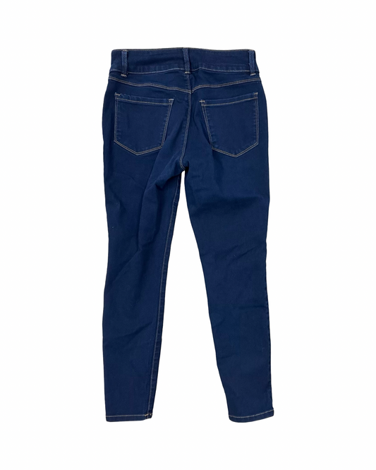 Jeans Cropped By D Jeans In Blue Denim, Size:8
