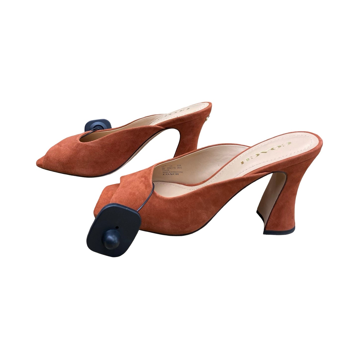 Sandals Designer By Coach In Orange, Size:9.5