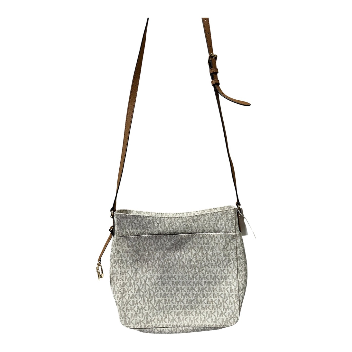 Crossbody Designer By Michael Kors In White, Size:Medium