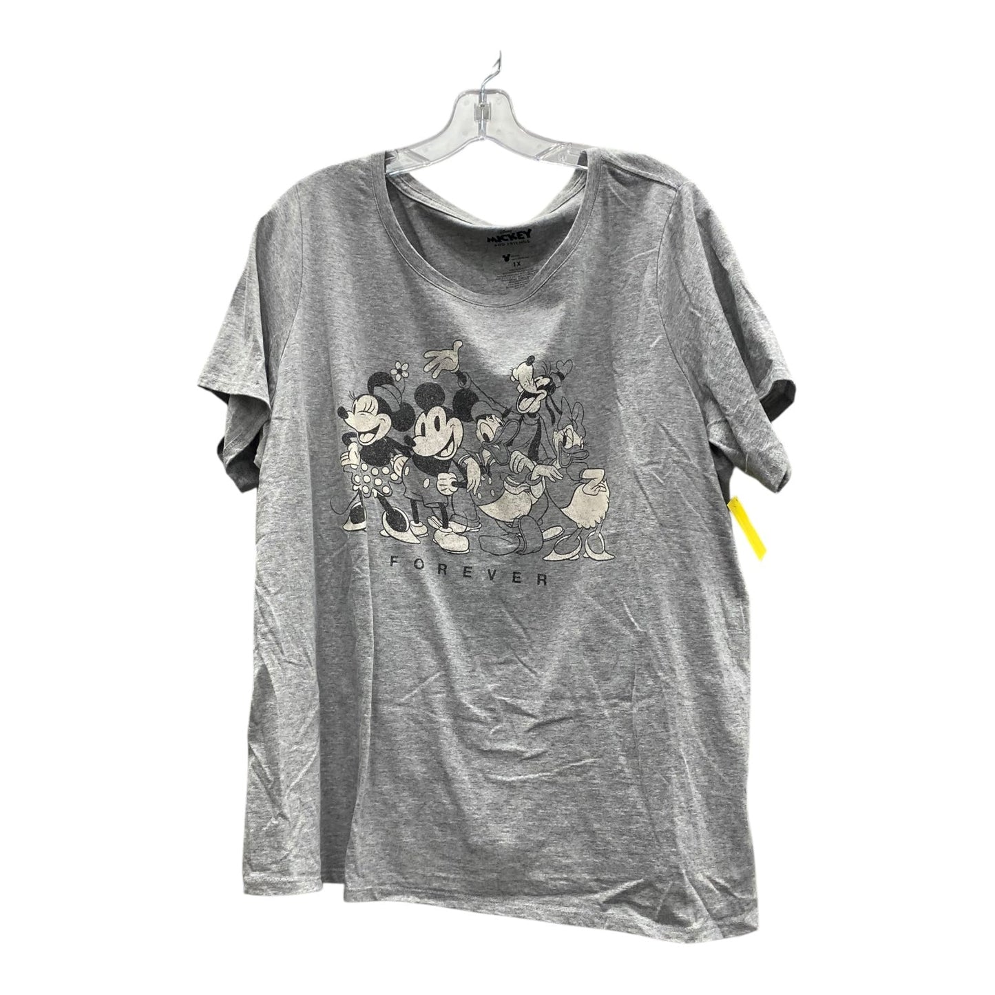Top Ss By Disney In Grey, Size:1X