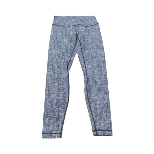 Athletic Leggings By Lululemon In Grey, Size:10