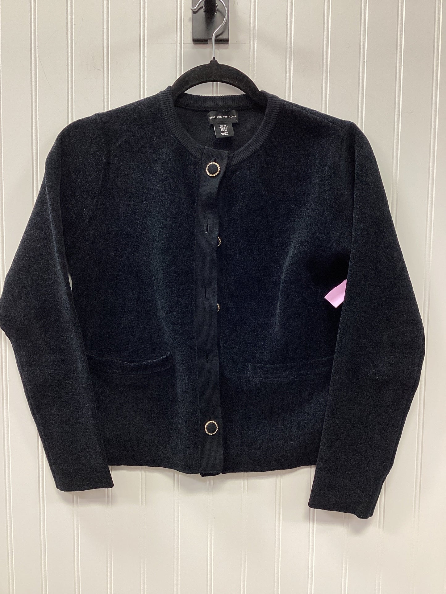 Blouse Ls By Adrienne Vittadini In Black, Size:Xs