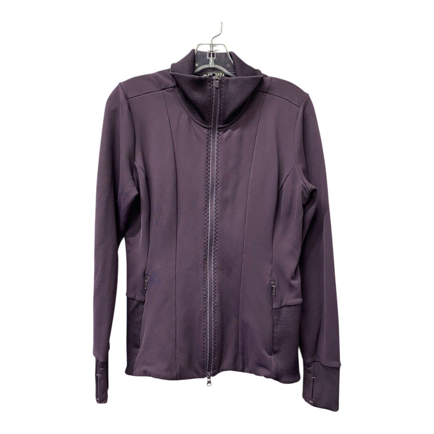 Athletic Jacket By Athleta In Purple, Size:M