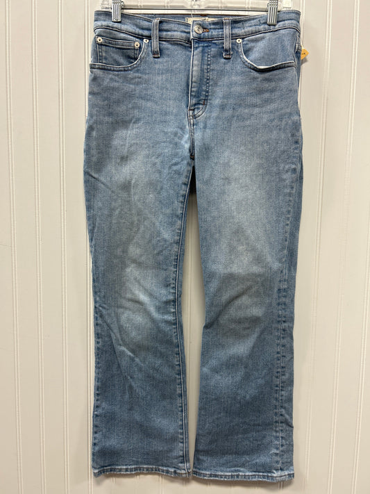 Jeans Boot Cut By Madewell In Blue Denim, Size:4