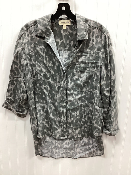 Top Ls By Cloth & Stone In Grey, Size:S