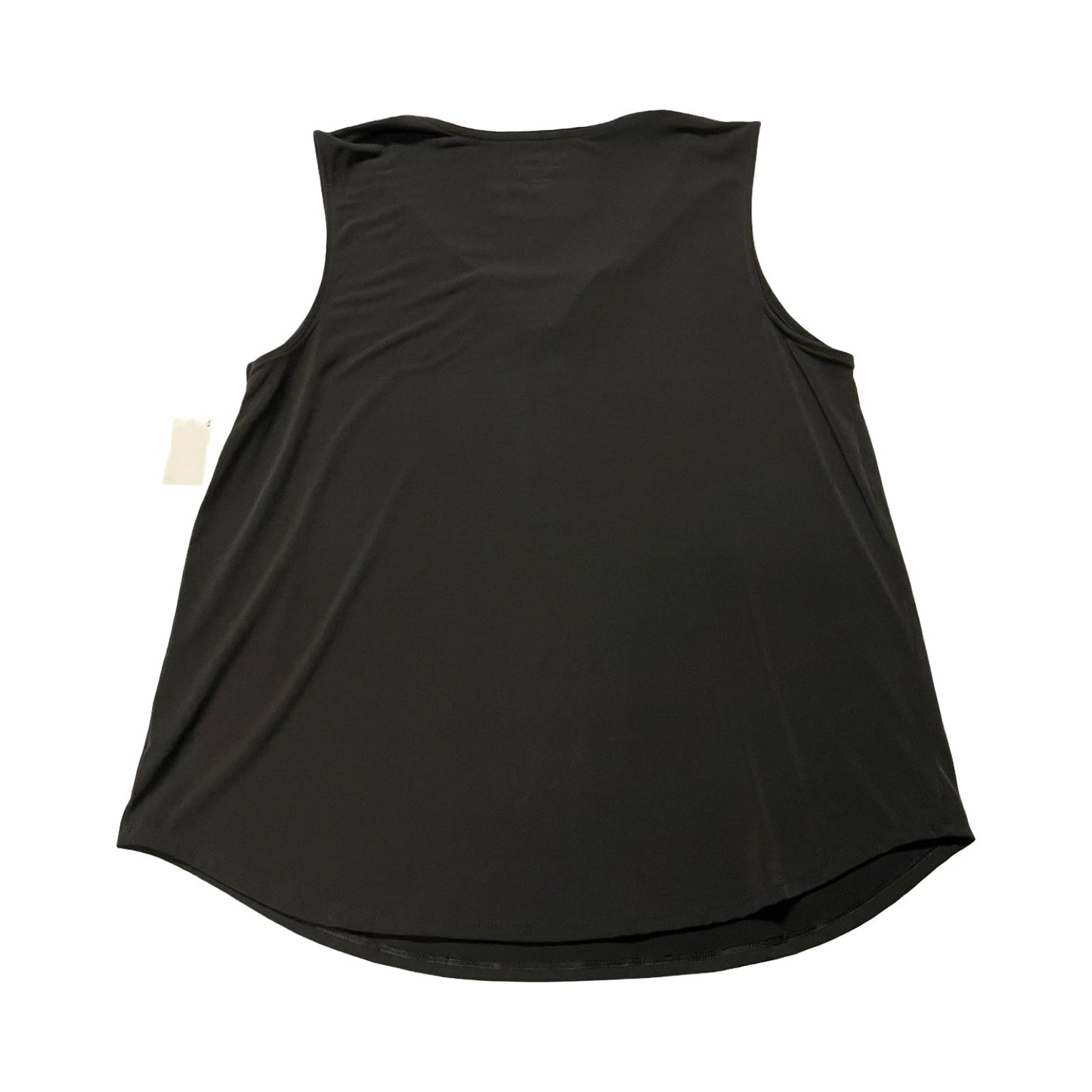 Top Sleeveless By Chicos In Black, Size:Xl