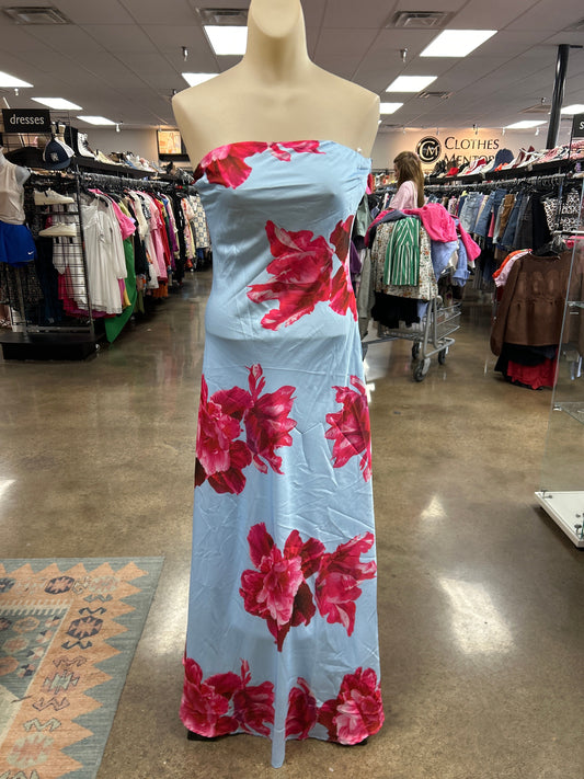 Dress Casual Maxi By Clothes Mentor In Blue, Size:M